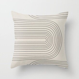 Arch Art, Modern Pattern, Mid Century Throw Pillow