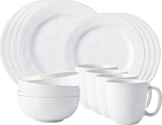Puro Whitewash 16-Piece Dinnerware Set