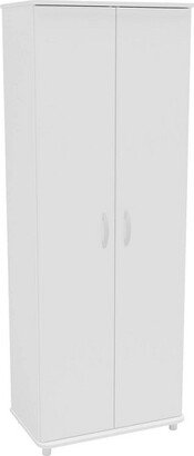 Morganton 2 Door Storage Cabinet White - Polifurniture
