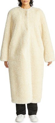 Reversible Faux Shearling Teddy Coat-AA