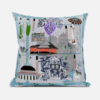 Amrita Sen Designs Amrita Sen City Palace Indoor Outdoor Pillow