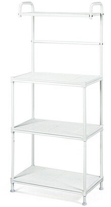 4-Tier Bakers Rack Stand Shelves Kitchen Storage Rack Organizer - 23.5 x 13.5 x 53.5