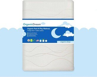 Organic Dream Pack and Play Mattress 2-Stage Dual Sided
