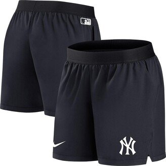 Women's Navy New York Yankees Authentic Collection Team Performance Shorts