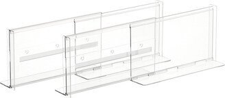 Everything Organizer Expandable Divider Clear Set of 2