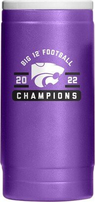 Kansas State Wildcats 2022 Big 12 Football Conference Champions 12 Oz Powder Coat Slim Can Cooler