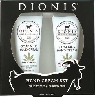 Hemp Goat Milk Hand Cream Duo Set, 2 Piece