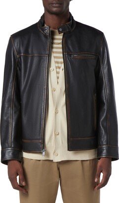 Caruso Leather Racer Jacket