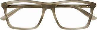 Rectangular Frame Glasses-BI