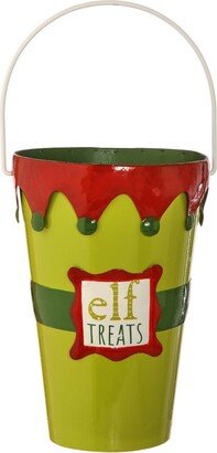 12 Metal Elf Treats Pale W/Handle