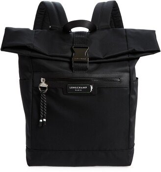 Green District Flap Backpack