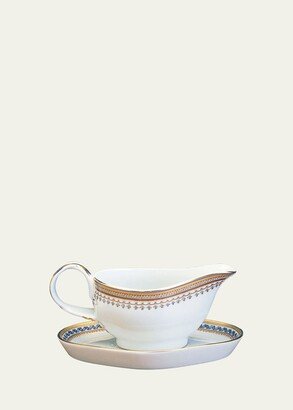 Chinoise Blue Gravy Boat-AA