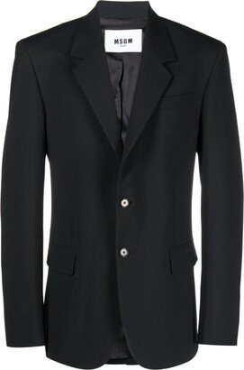 Single-Breasted Notched Blazer