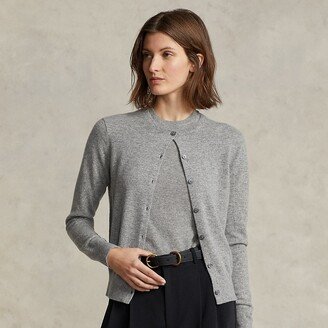 Cashmere Crewneck Cardigan-AA