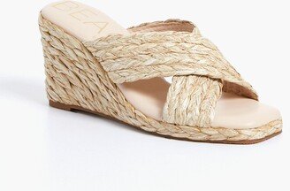 Natural Bondi Wedge Heels