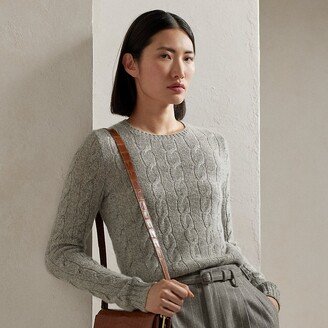 Ralph Lauren Cable-Knit Cashmere Sweater-AG