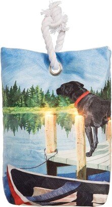 Dog Lake Pier Light-Up LED Doorstop