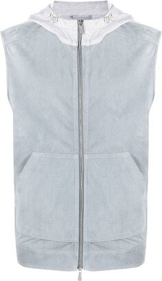 Pouch-Pocket Hooded Gilet