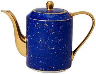 Lapis 24K Gold & Porcelain Teapot