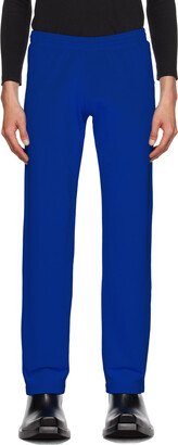 Blue Low-Waist Sweatpants