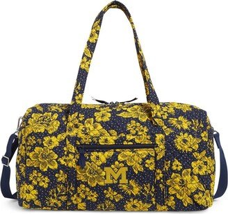 Men's and Women's Michigan Wolverines Rain Garden Large Travel Duffel Bag