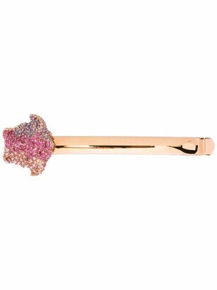 La Medusa crystal-embellished hair clip