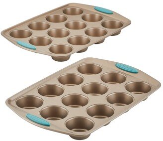 Cucina Bakeware Nonstick 2-Pc. Muffin Pan Set