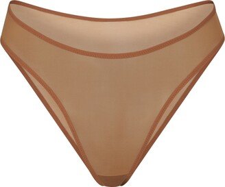 Ultra Fine Mesh Bikini | Bronze