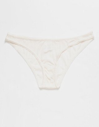 Picot Trim Bikini Panties