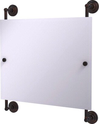 Prestige Que New Landscape Rectangular Frameless Rail Mounted Mirror