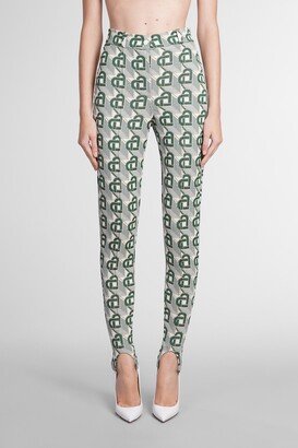 Pants In Green Cotton