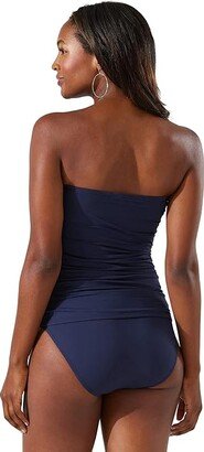 Pearl Long Shirred Bandini (Mare Navy) Women's Swimwear