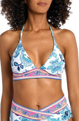 'Shirred Brilliance' Halter Bikini Top