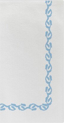 Papersoft Napkins Florentine Light Blue Guest Towels Pack of 20