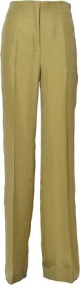 High-Waisted Straight-Leg Trousers-BX