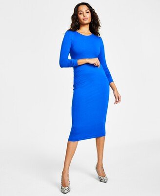 Women's Pull-On Jersey Midi Skirt, Created for Macy's