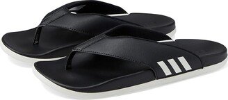 Adilette Comfort Flip-Flop (Black/White/Black) Women's Shoes