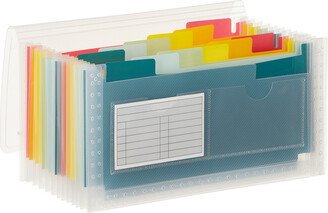 The 13-Pocket Accordion Receipt File Rainbow