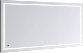 Daytona, 60x30x1, Ultra-Slim Frame, LED Lighted Bathroom Mirror, Defogger - 60x30x1