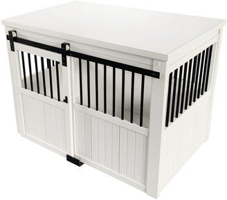 New Age Pet™ ECOFLEX® Homestead Sliding Barn Door Dog Crate