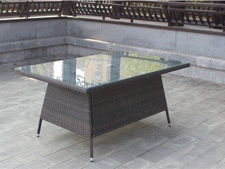 Outdoor patio Furniture Rectangular Dining Table