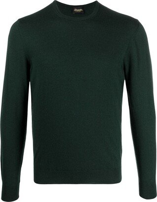 Green cashmere sweater-AC