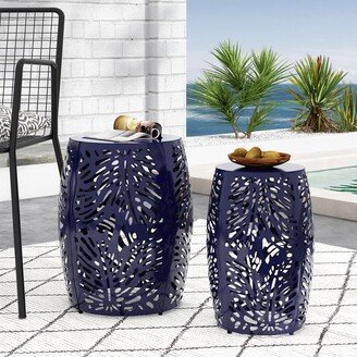 Satterlee Outdoor Outdoor Metal Side Tables