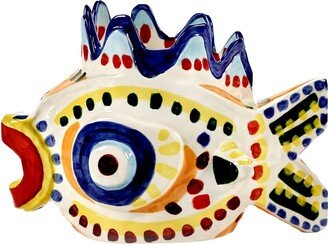 Sicily fish-shape vase (34.5cm)