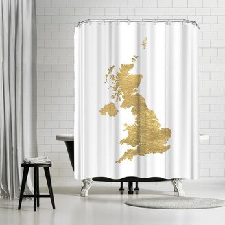 71 x 74 Shower Curtain, UK by Pop Monica