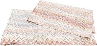 Zigzag-Print Sheets (Set Of Three)