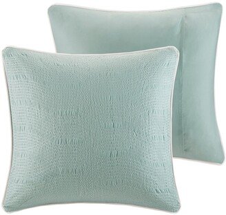 Coastline Aqua Euro Sham