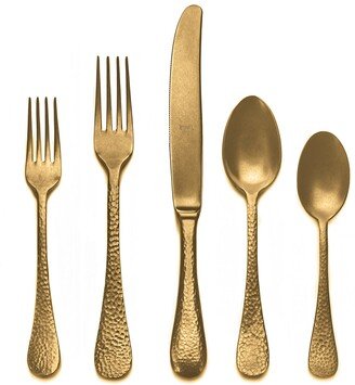 Epoque Pewter Oro 20-Piece Flatware Set