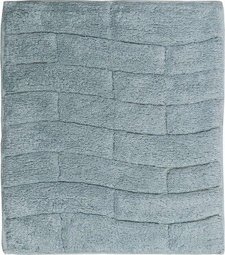 Block Designed Soft Plush Cotton Bath Rug 24