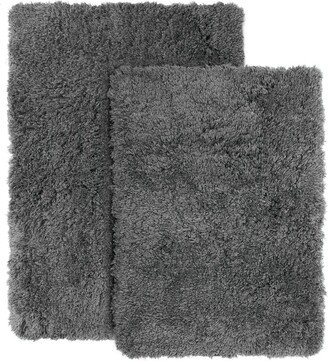 2 Piece Ultra Soft Non Slip Shaggy Bath Rug - Small & Medium